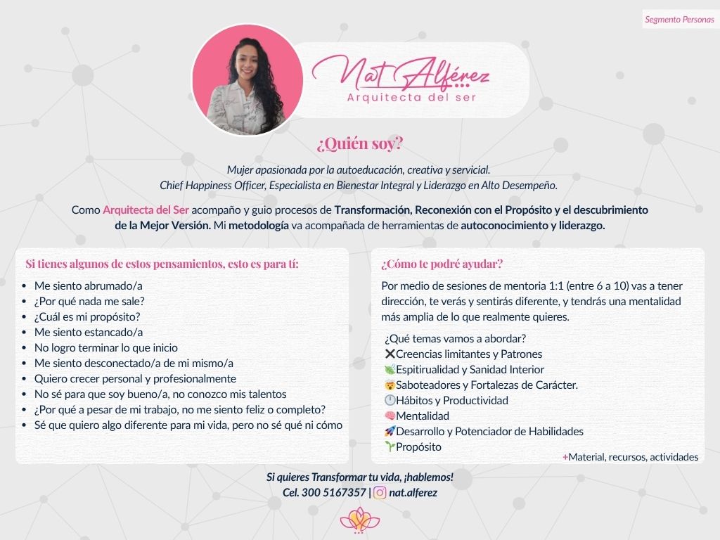 Mentorias de Autoconocimiento y Propósito