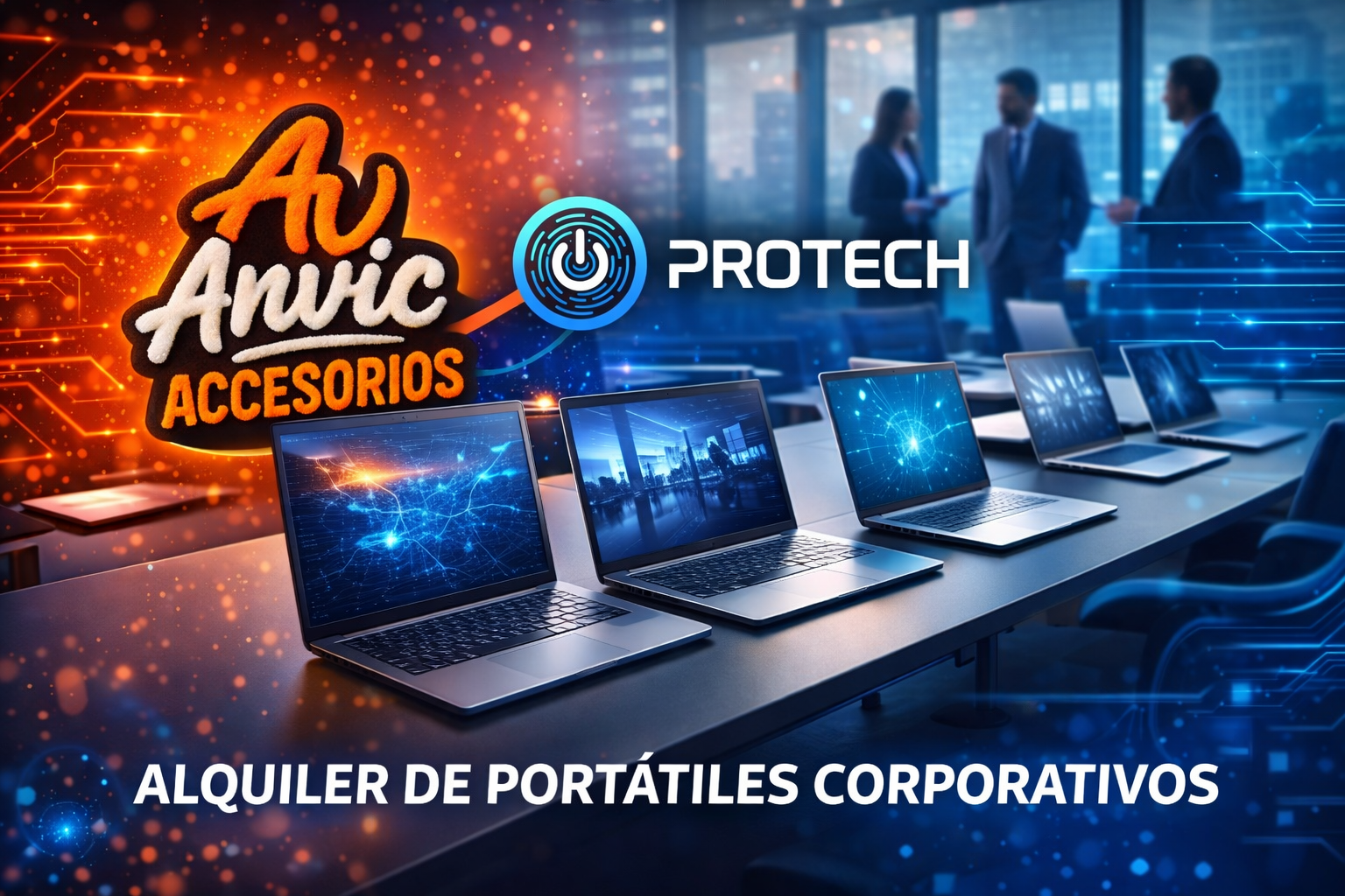 ¡Alquila laptops corporativas para emergencias! 💼
