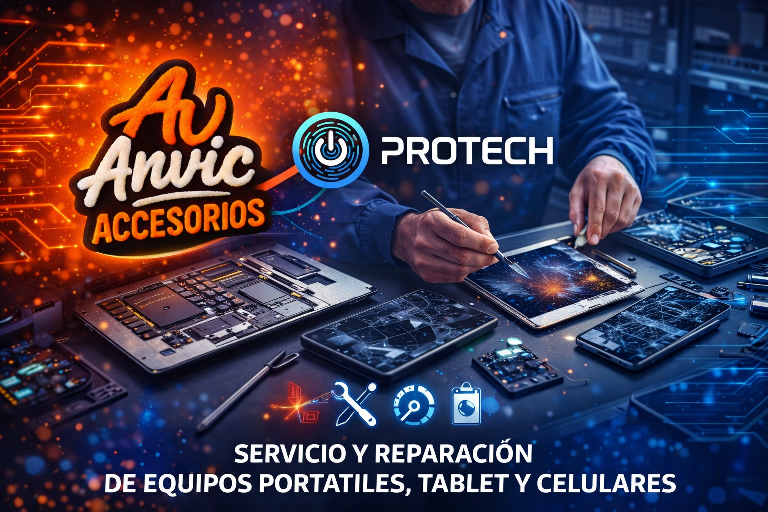🛠️ Reparación Profesional de Portátiles y Tablets 💻
