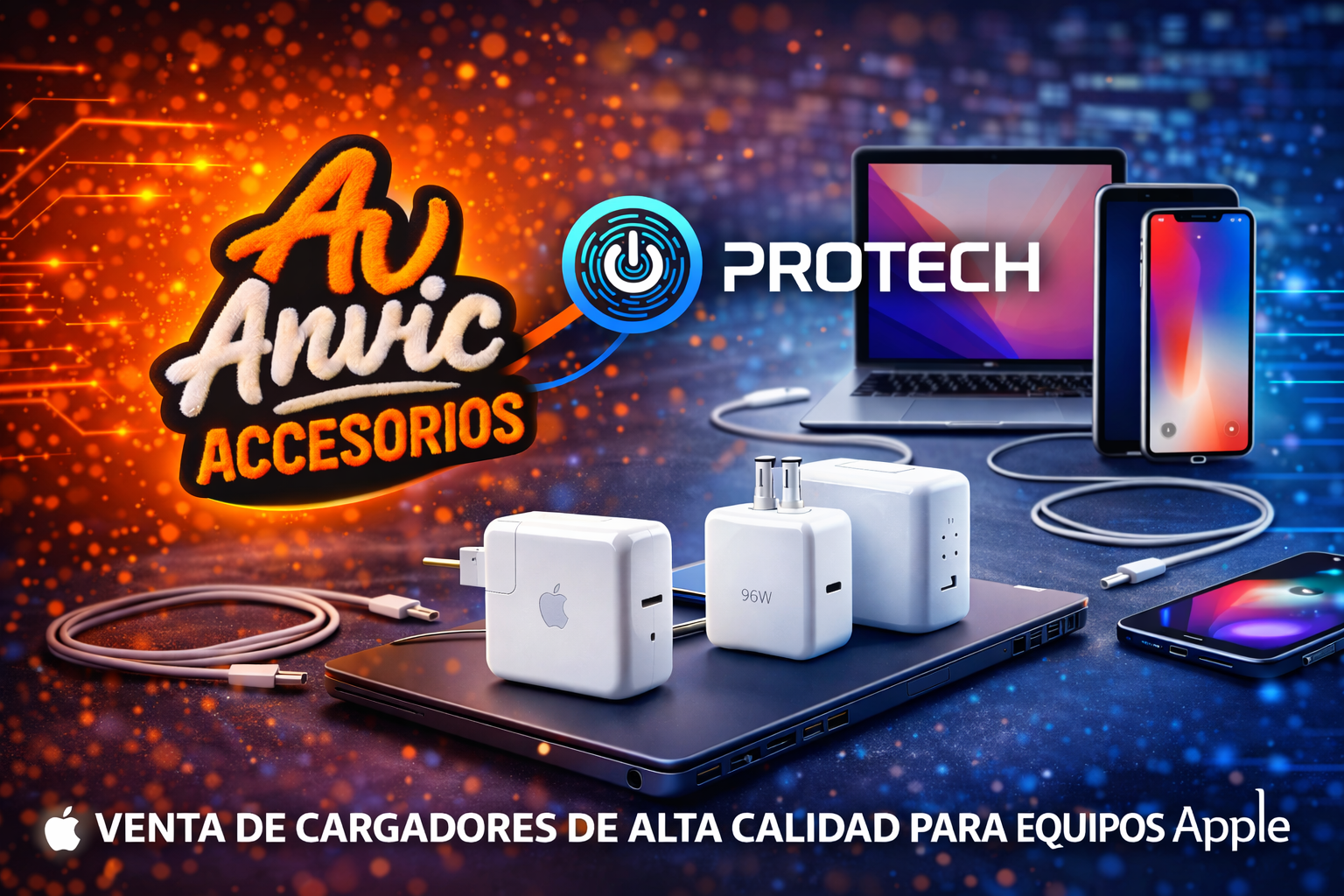 🔌 ¡Cargadores Apple de Calidad Garantizada!