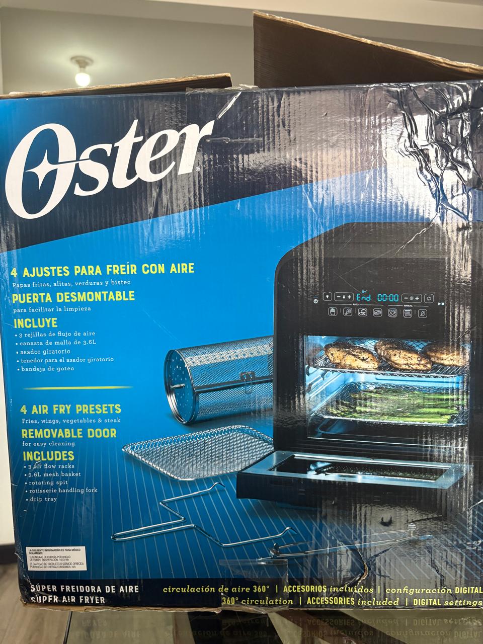 Super Air Fryer Oster 10Litros