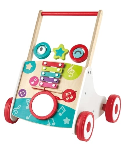 Andador/Caminador musical en madera para bebés
