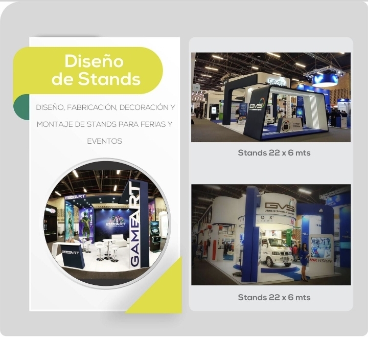 ✨ Diseño de Stands y Eventos Unicos