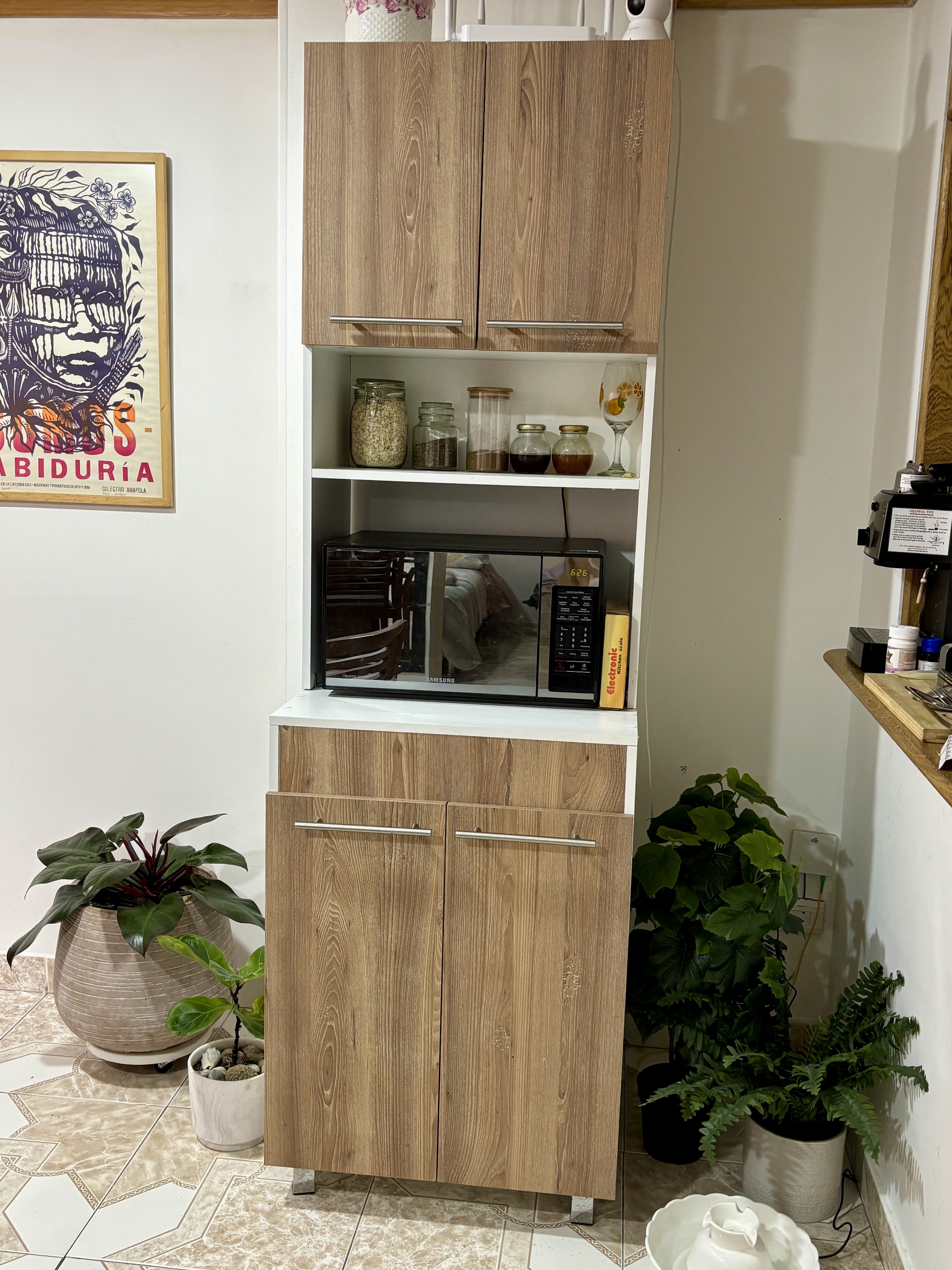 Mueble de cocina multifuncional 🪵✨