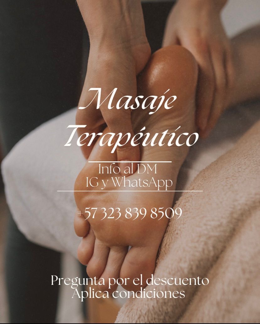 masaje terapeutico/relajante/descontracturante