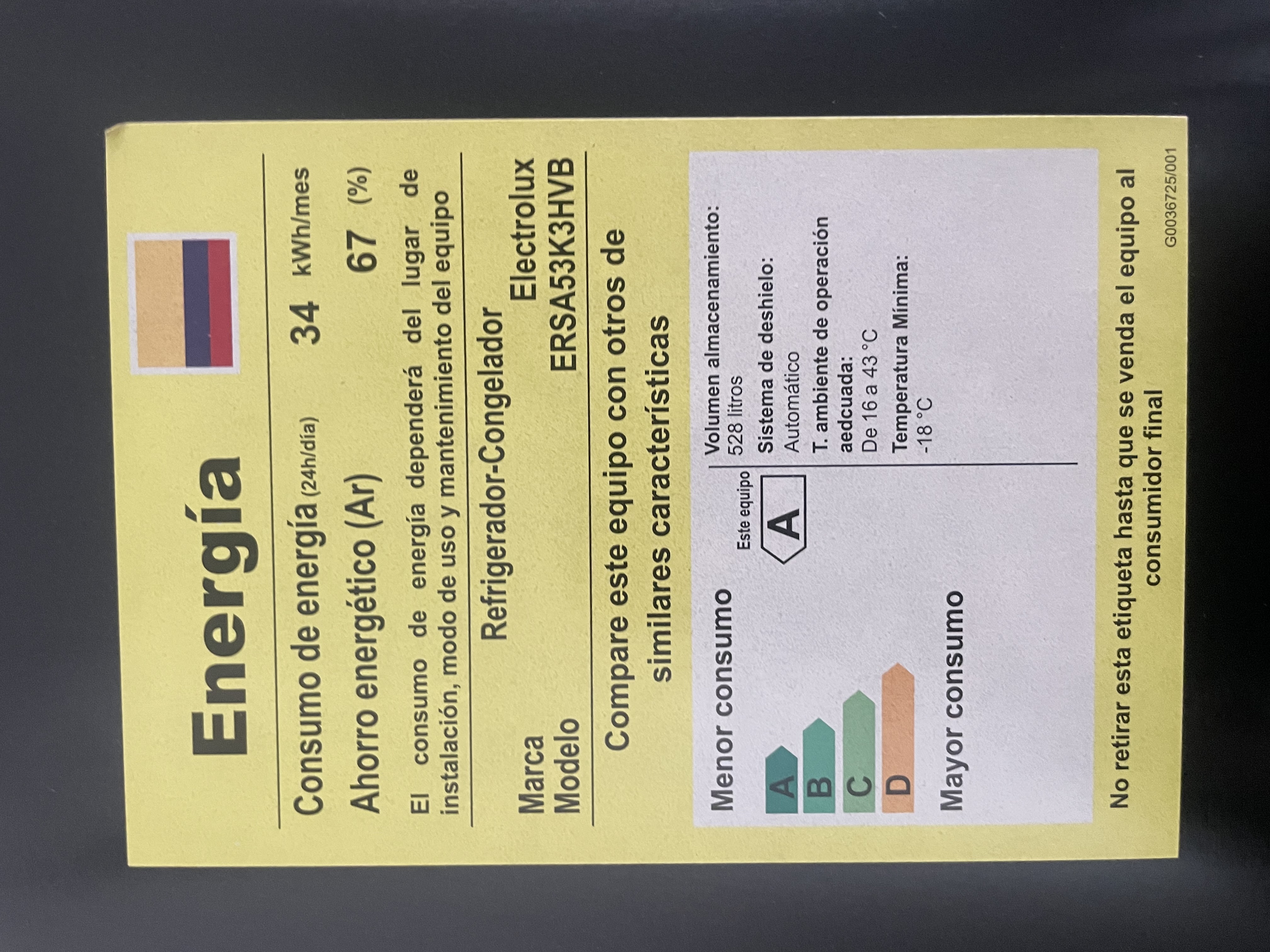 Nevecón Side By Side Inverter 528 Lts  Electrolux