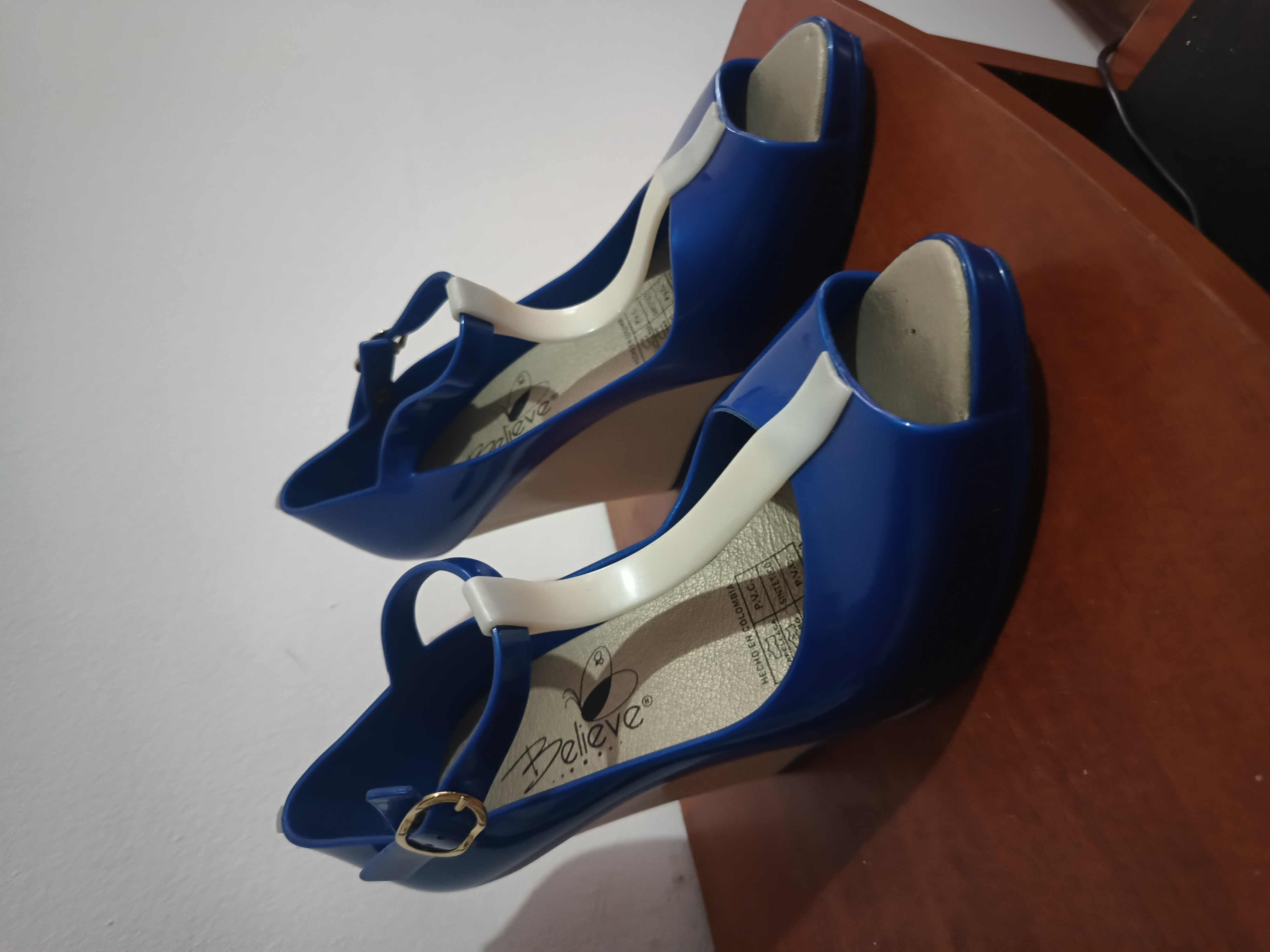 Sandalias de Plataforma Azules