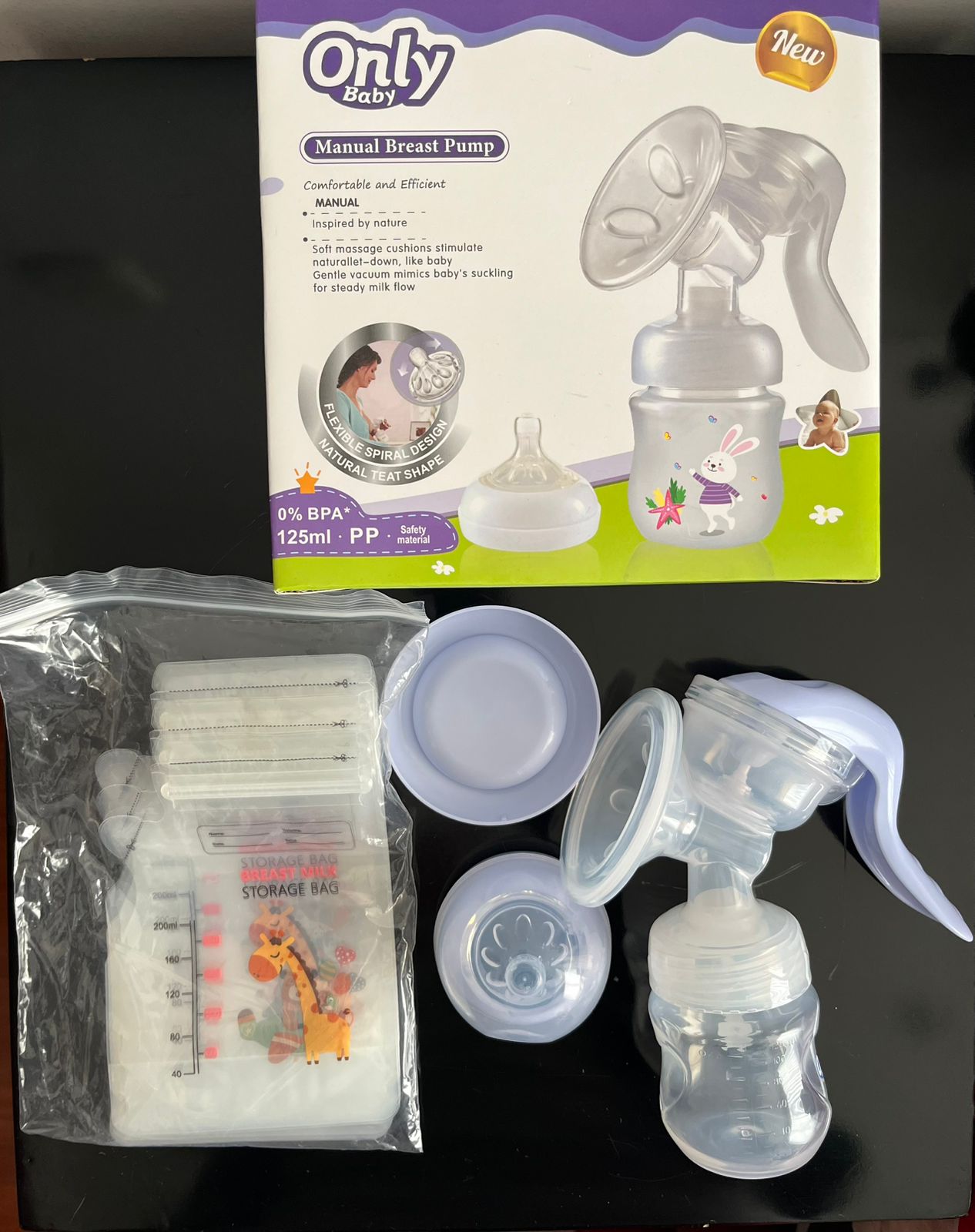 Extractor de leche manual