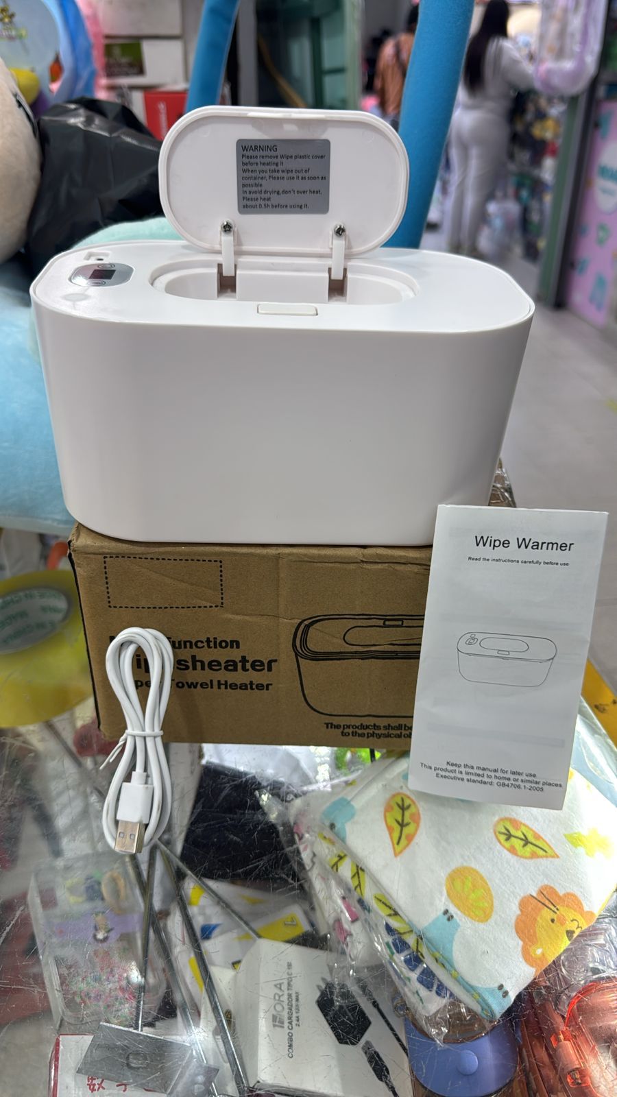 Calentador de toallitas humedas