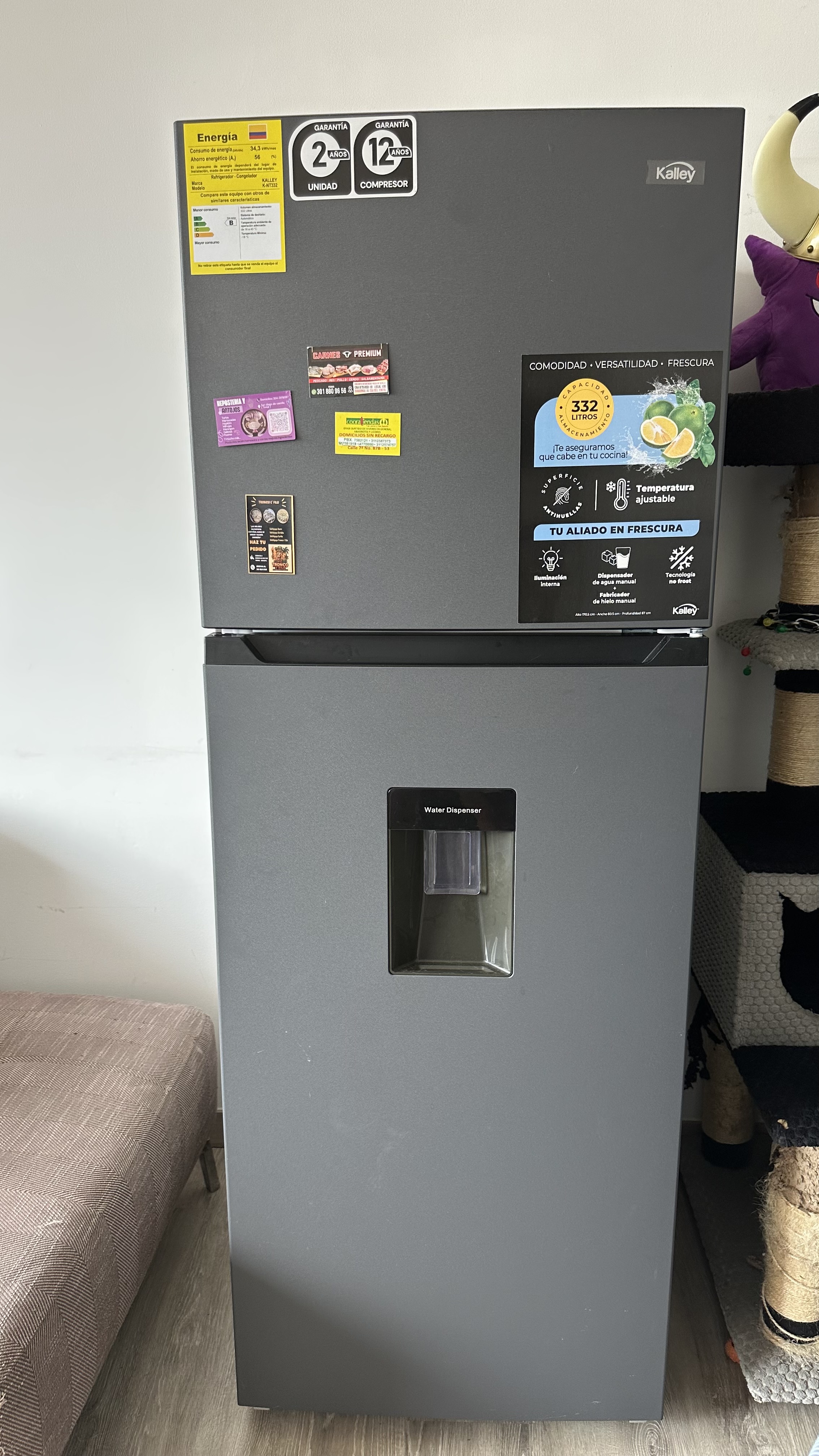 Nevera Kalley K-NT332 – 332 Litros