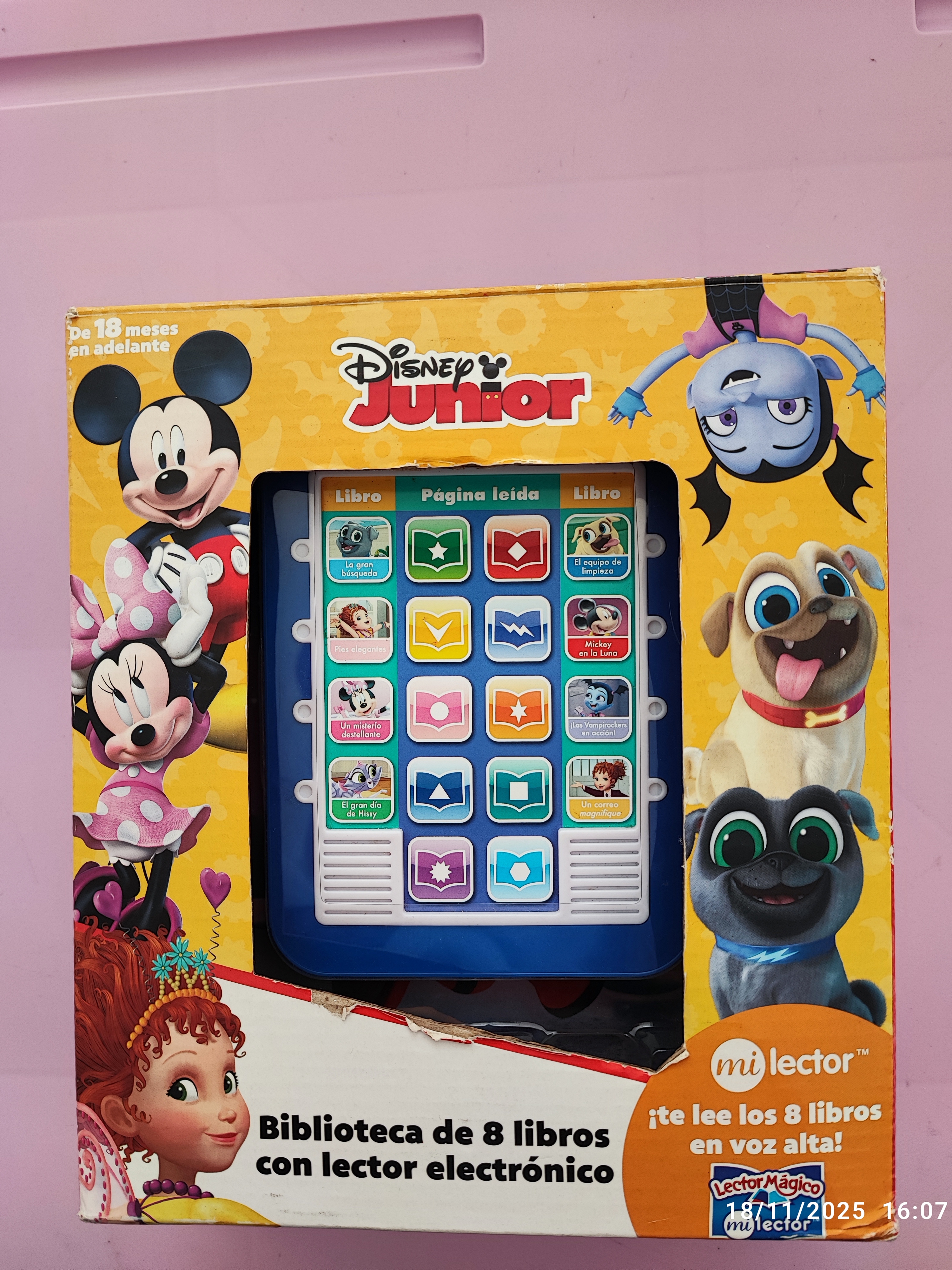 biblioteca infantil de 8 cuentos interactivos + lector ele